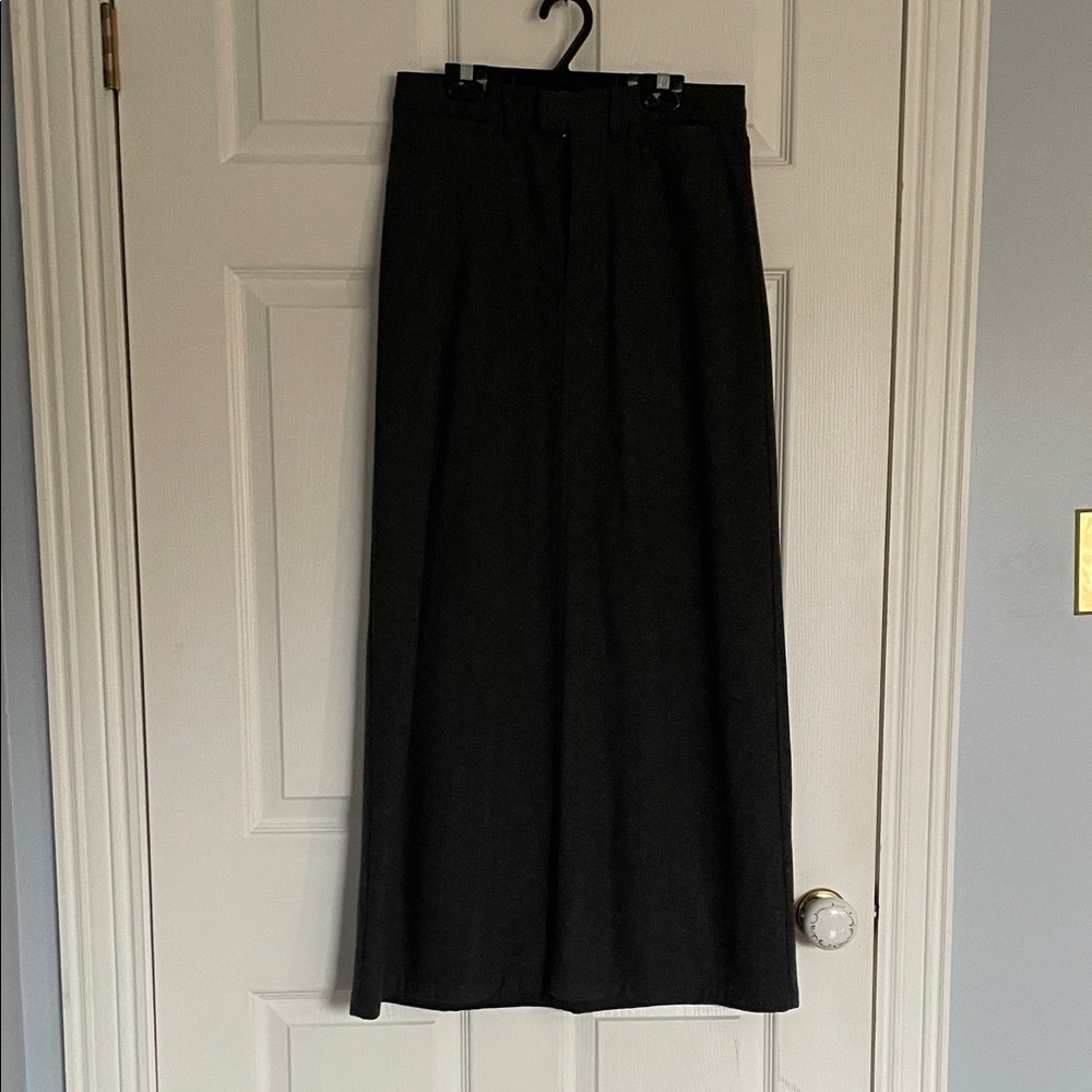 Jacob Annexe Long Charcoal  Maxi Skirt